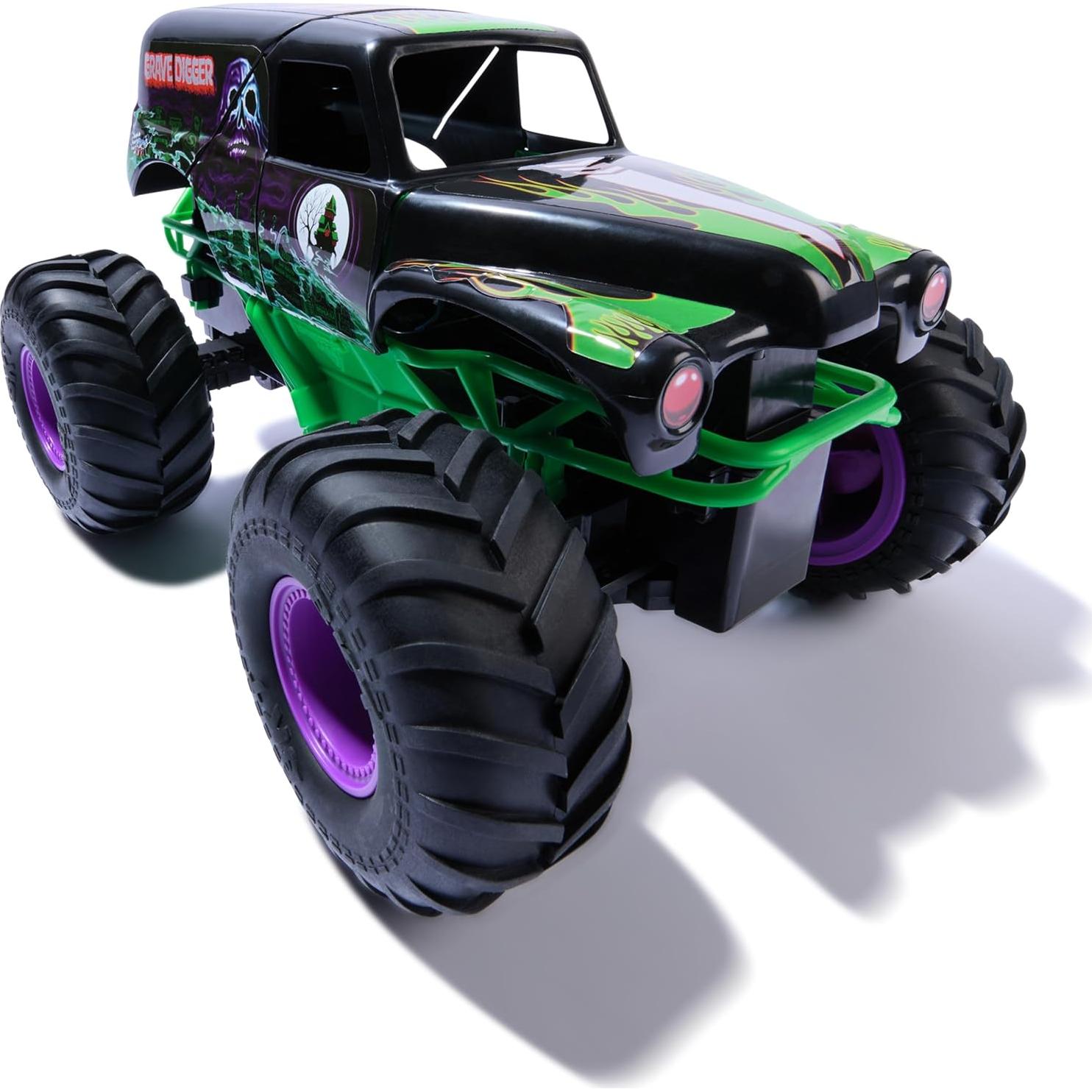 Camión Monstruo RC Smash & Bash Grave Digger 1:15 Spin Master