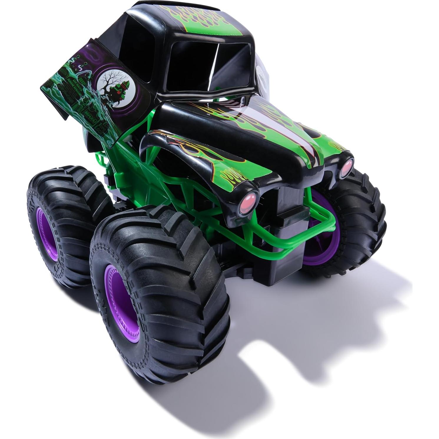 Camión Monstruo RC Smash & Bash Grave Digger 1:15 Spin Master