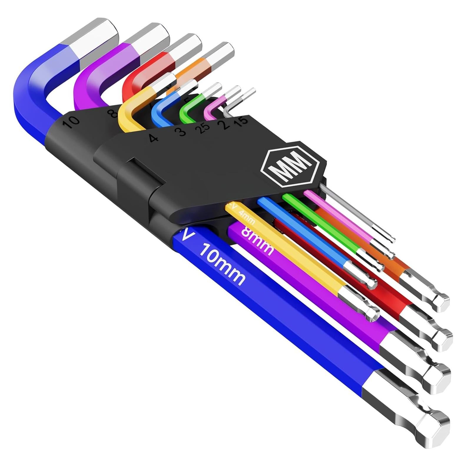 Juego de Llaves Allen Fineonly 9 Piezas 1.5-10mm Cr-V