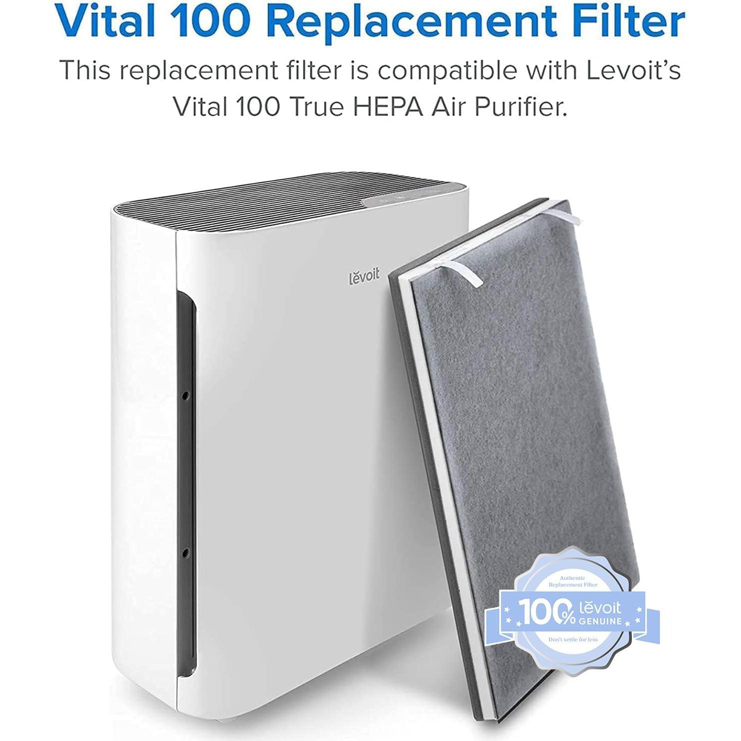 Filtro de Repuesto LEVOIT Vital 100-RF 3 en 1, Paquete de 2