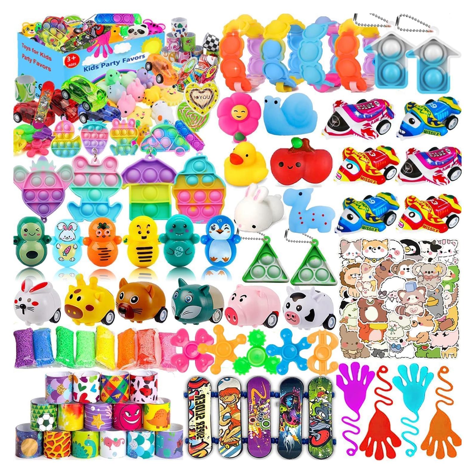 124 Juguetes de Fiesta para Niños - Rellenos de Piñata y Premios