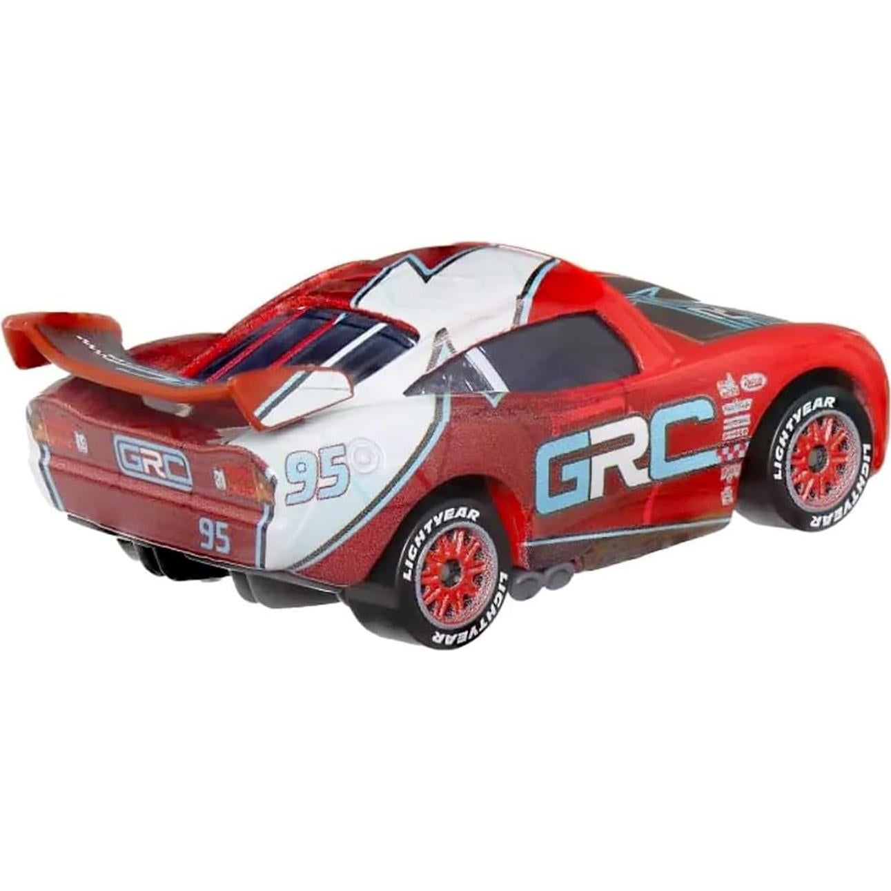 Auto de colección Rayo McQueen 1:55 Mattel - Metal fundido