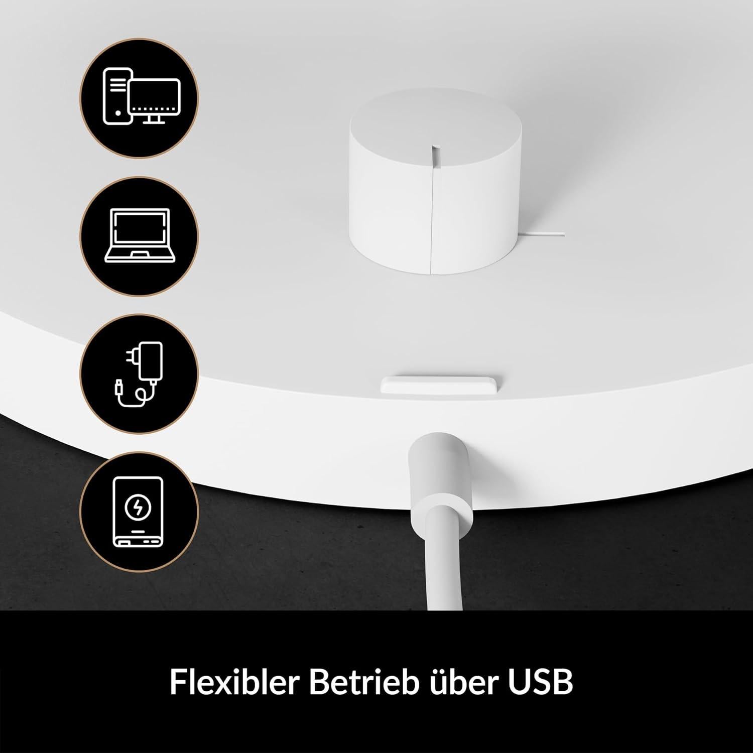 Ventilador de Mesa ARCTIC Summair Blanco USB-A 2800 RPM