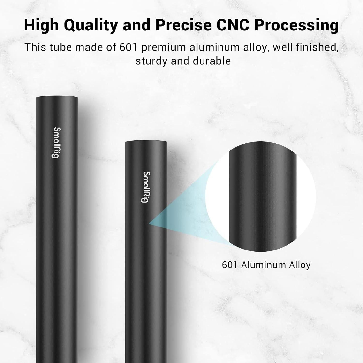 SmallRig Varillas de Aluminio 15mm 40cm Paquete de 2