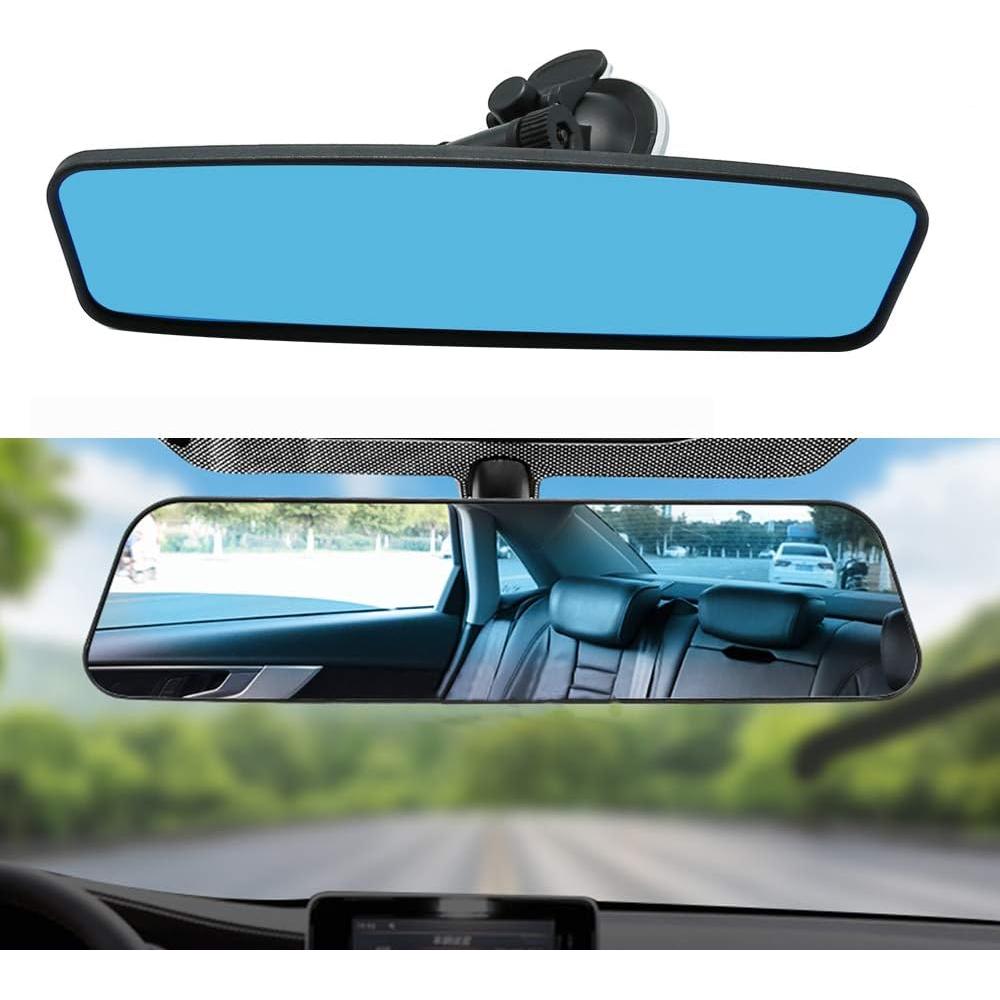 Espejo Retrovisor Interior Ajustable Vkinman 245x65mm Azul