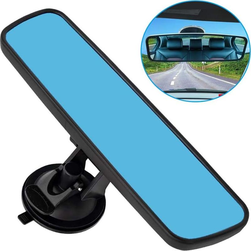 Espejo Retrovisor Interior Ajustable Vkinman 245x65mm Azul
