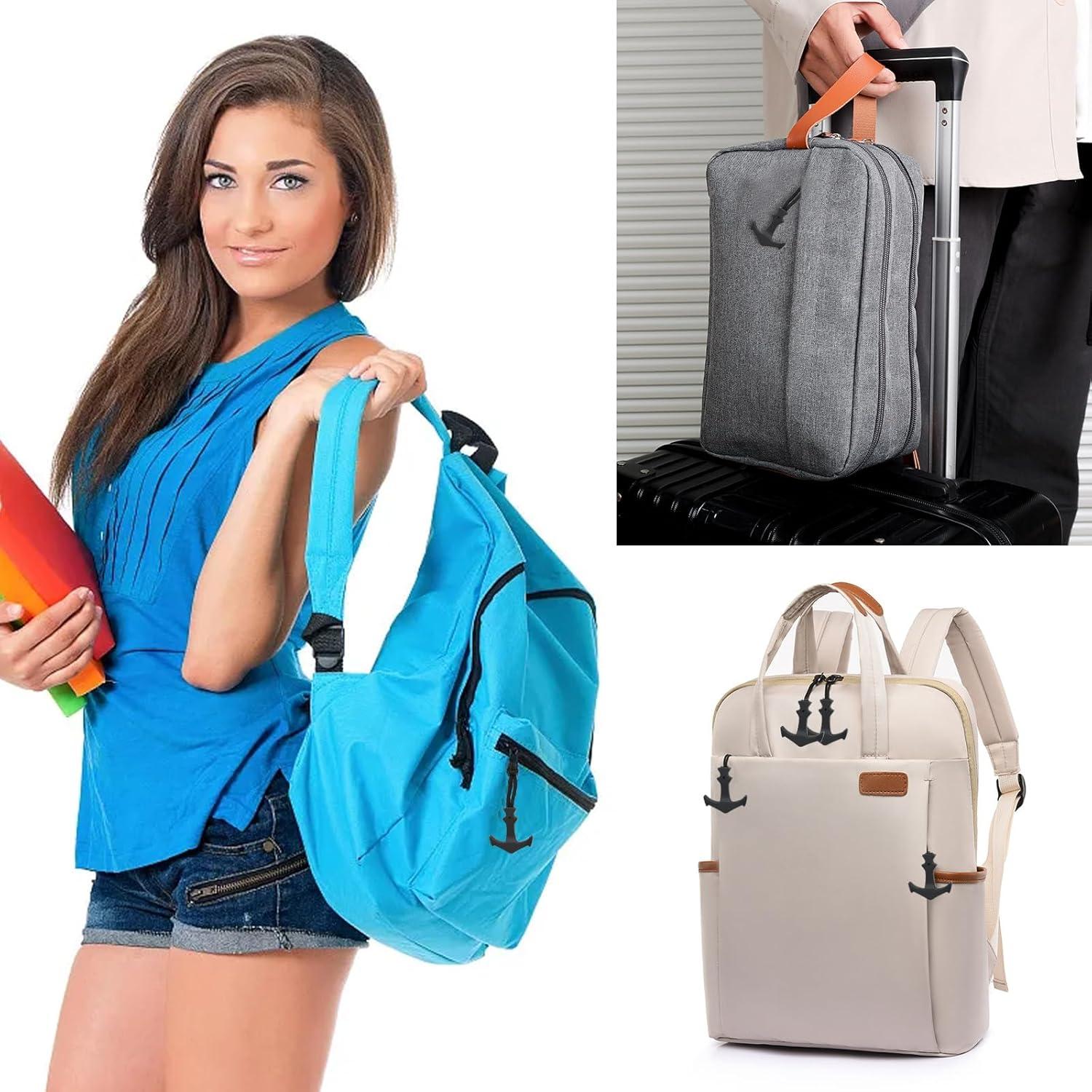 Tiradores de Cremallera Honbay 6PCS Nylon Ancla Negro