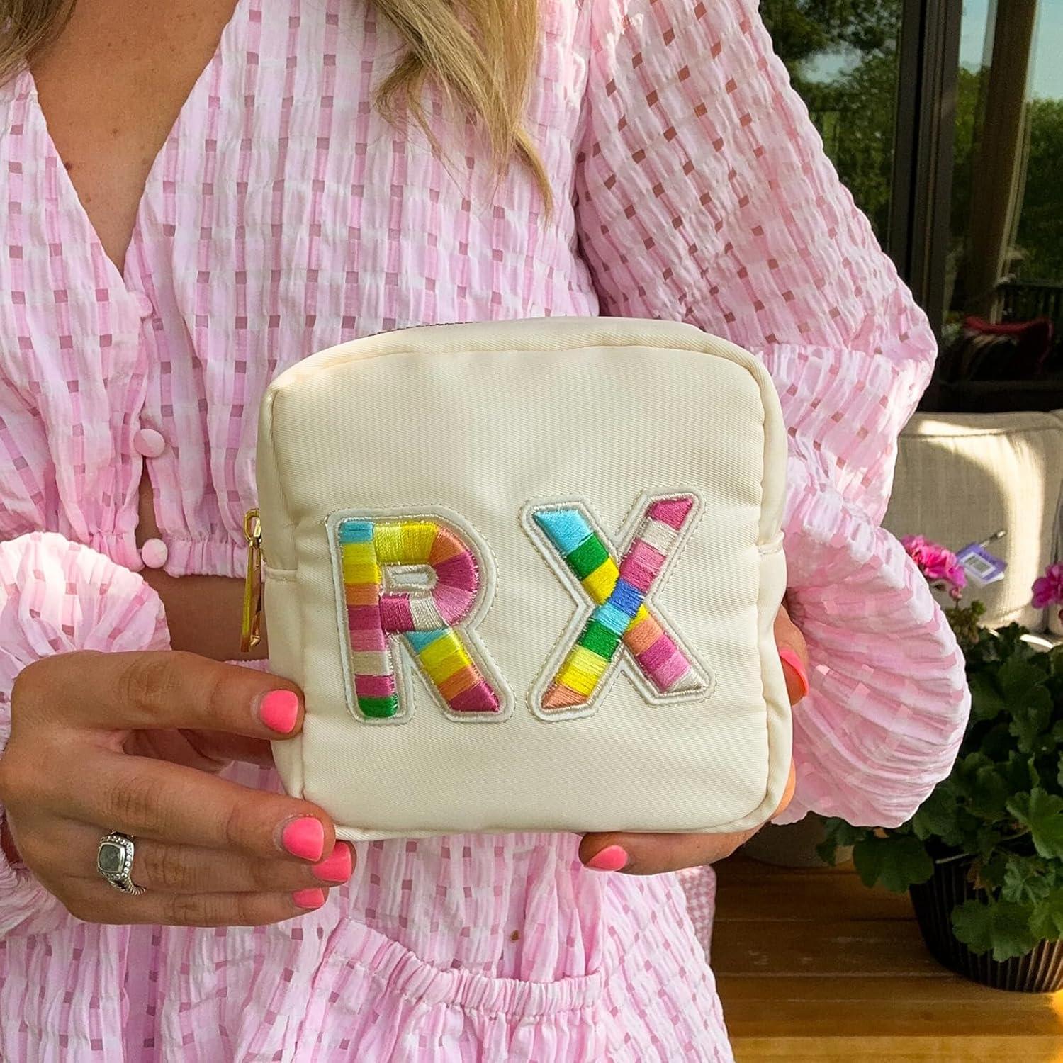 Bolsa Cosmética Pequeña Uekeboag Nylon Impermeable 12.7x11.4cm