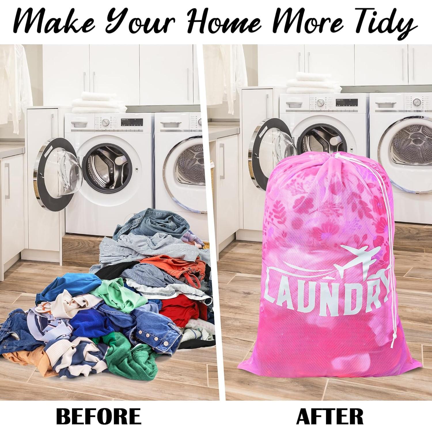 Bolsa de Lavandería Grande Fiodrimy 61x91 cm con Cierre