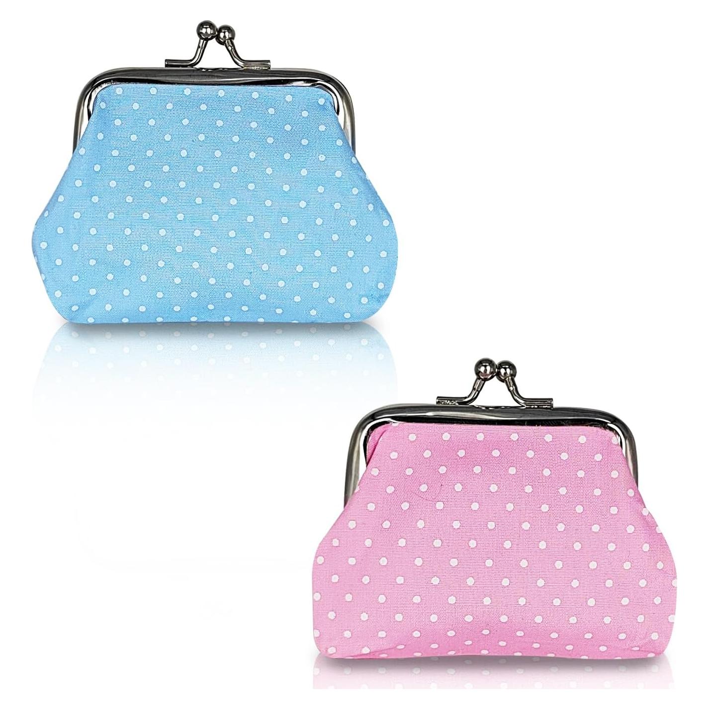 Monedero de Lunares AfitLulu - Juego de 2 Piezas para Mujeres