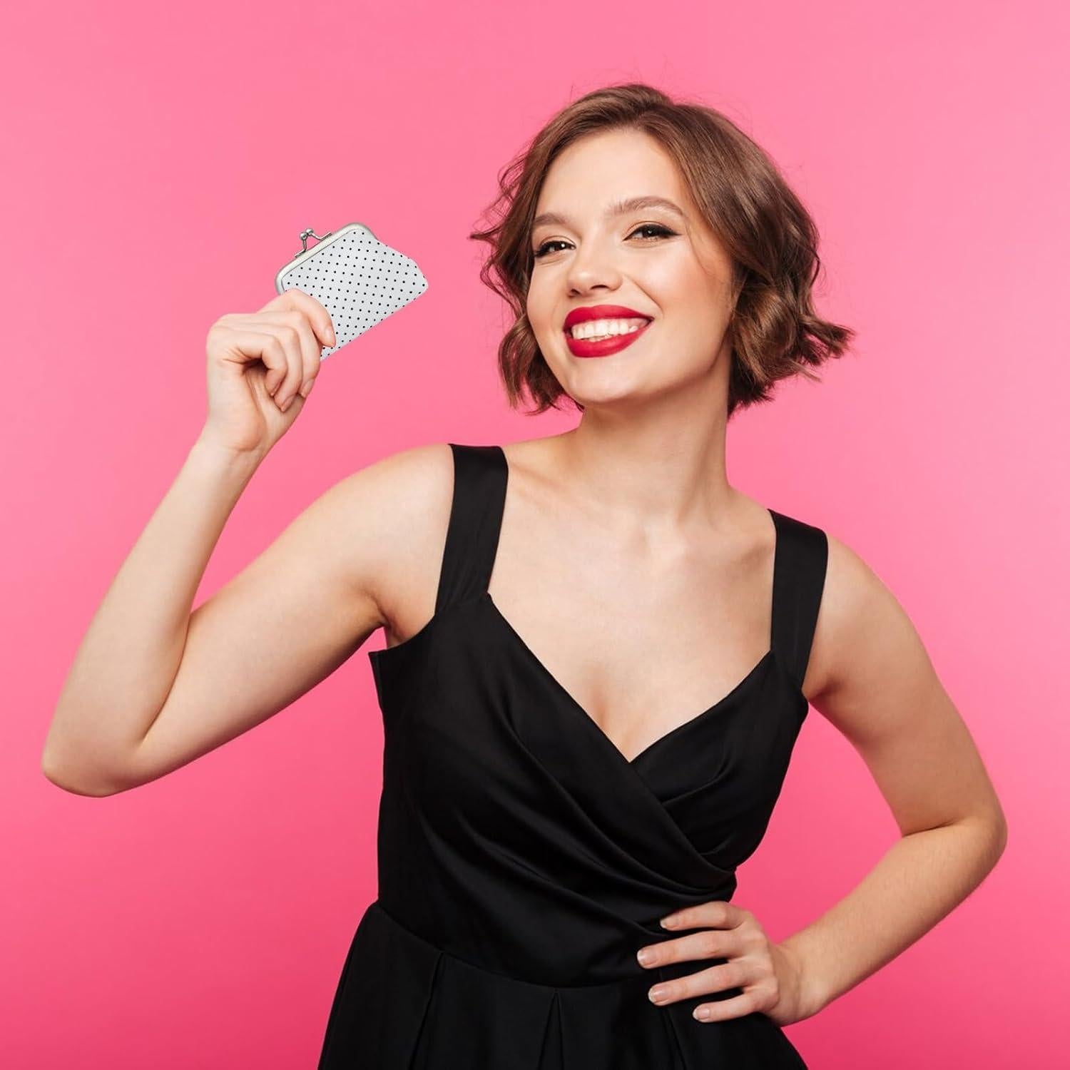 Monedero de Lunares AfitLulu - Juego de 2 Piezas para Mujeres