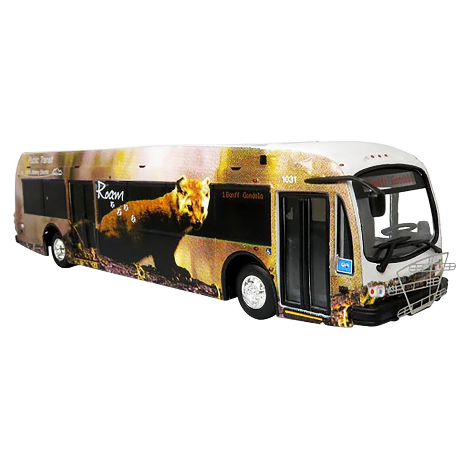 Autobús Eléctrico Proterra ZX5 Roam Transit 1/87 Diecast