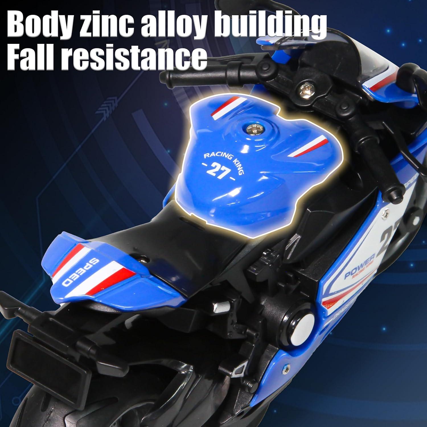 Paquete de 4 Motocicletas de Metal Aleado GY 1:12 Retroceso