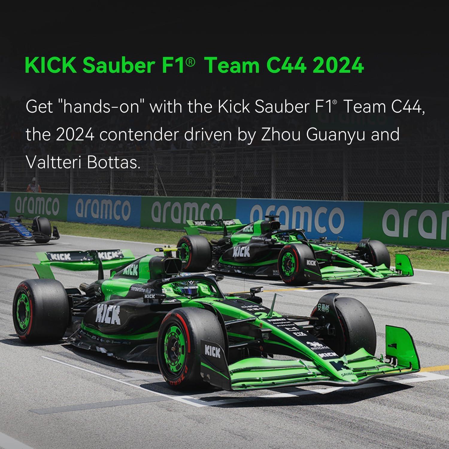 Set de Bloques de Construcción Coche F1 CaDA KICK Sauber 1:8 2553 Piezas