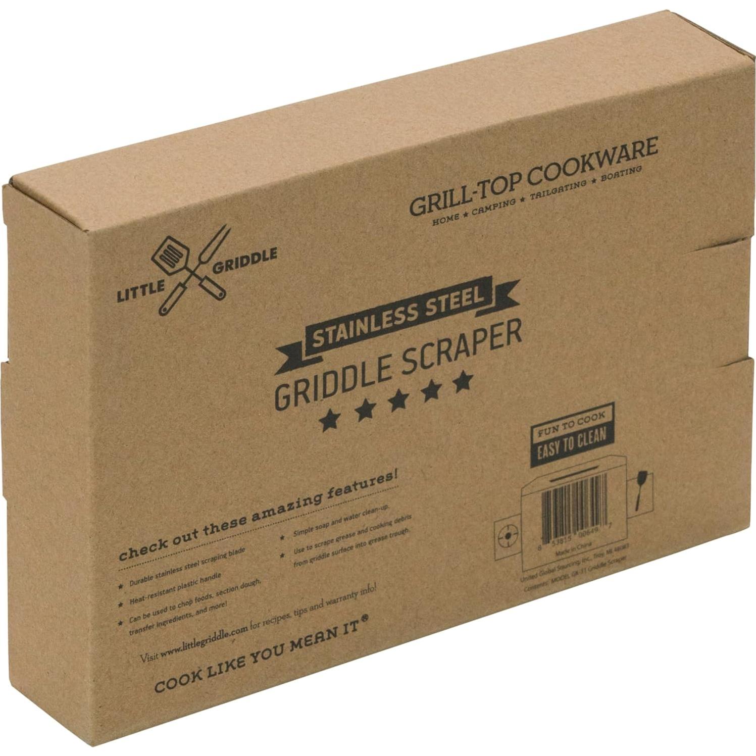 Raspador de Acero Inoxidable Little Griddle GK-31 Verde