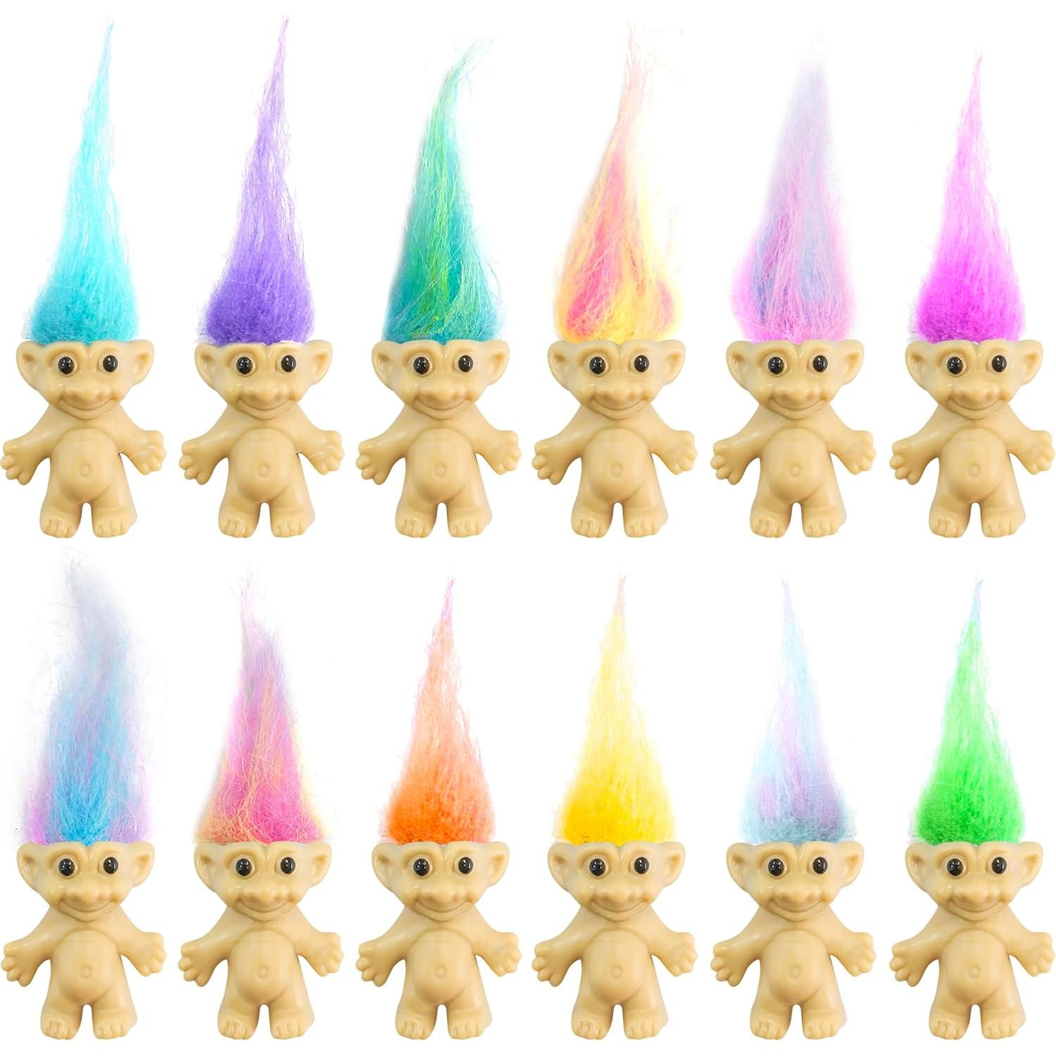 24 Muñecos Vintage de Suerte + 12 Cajas Caramelos Halloween