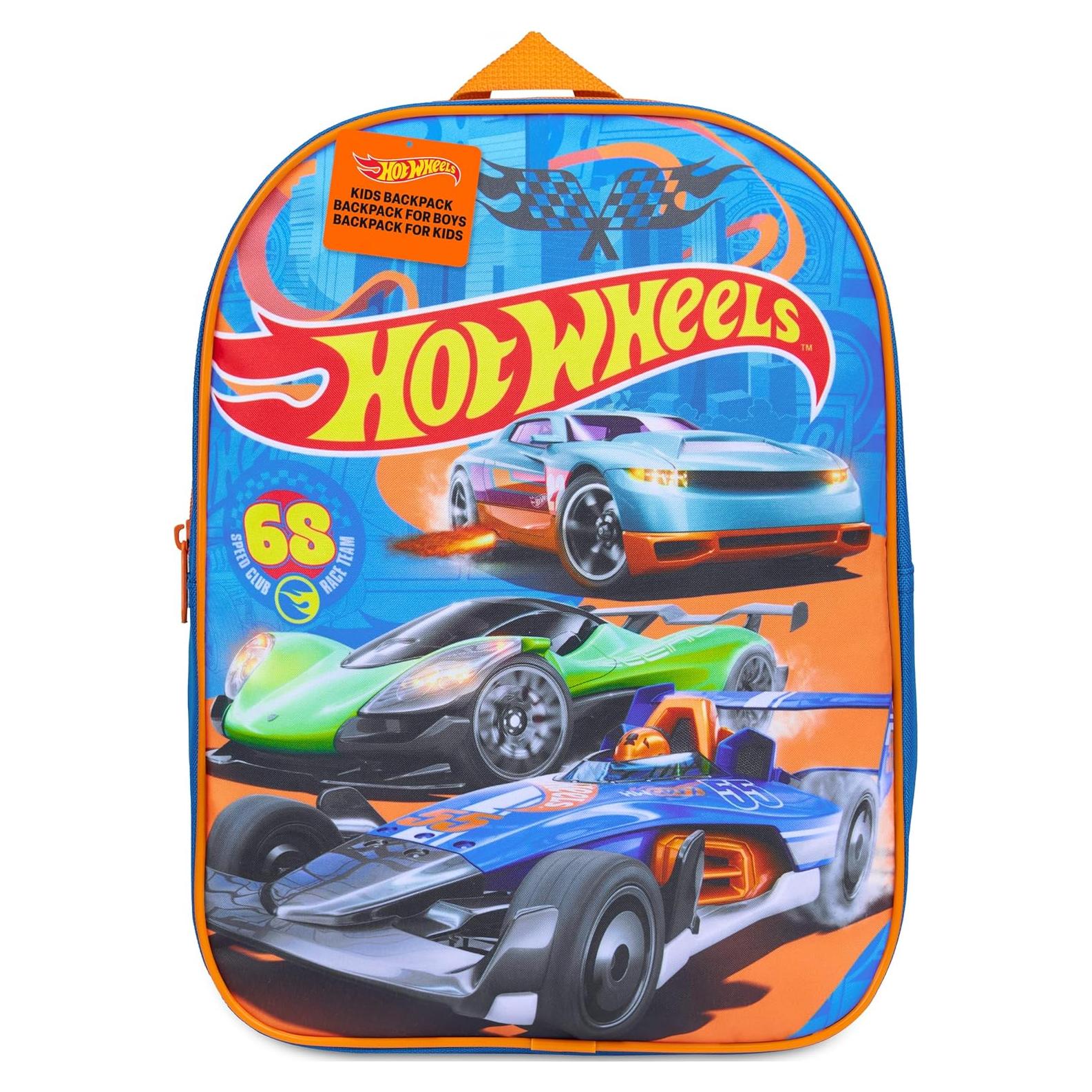 Mochila Hot Wheels Get Trend para Niños 33.5x24.5cm Azul