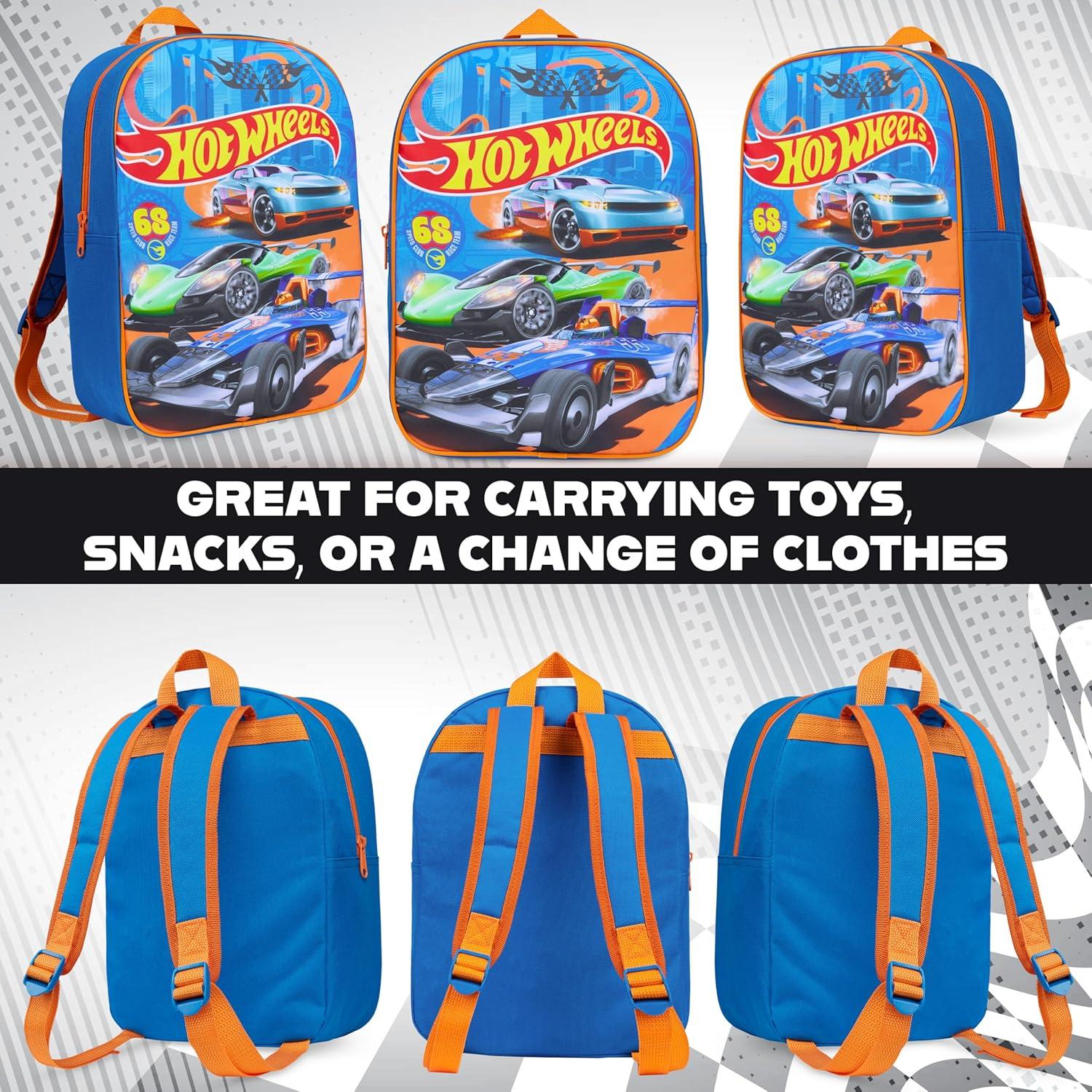 Mochila Hot Wheels Get Trend para Niños 33.5x24.5cm Azul