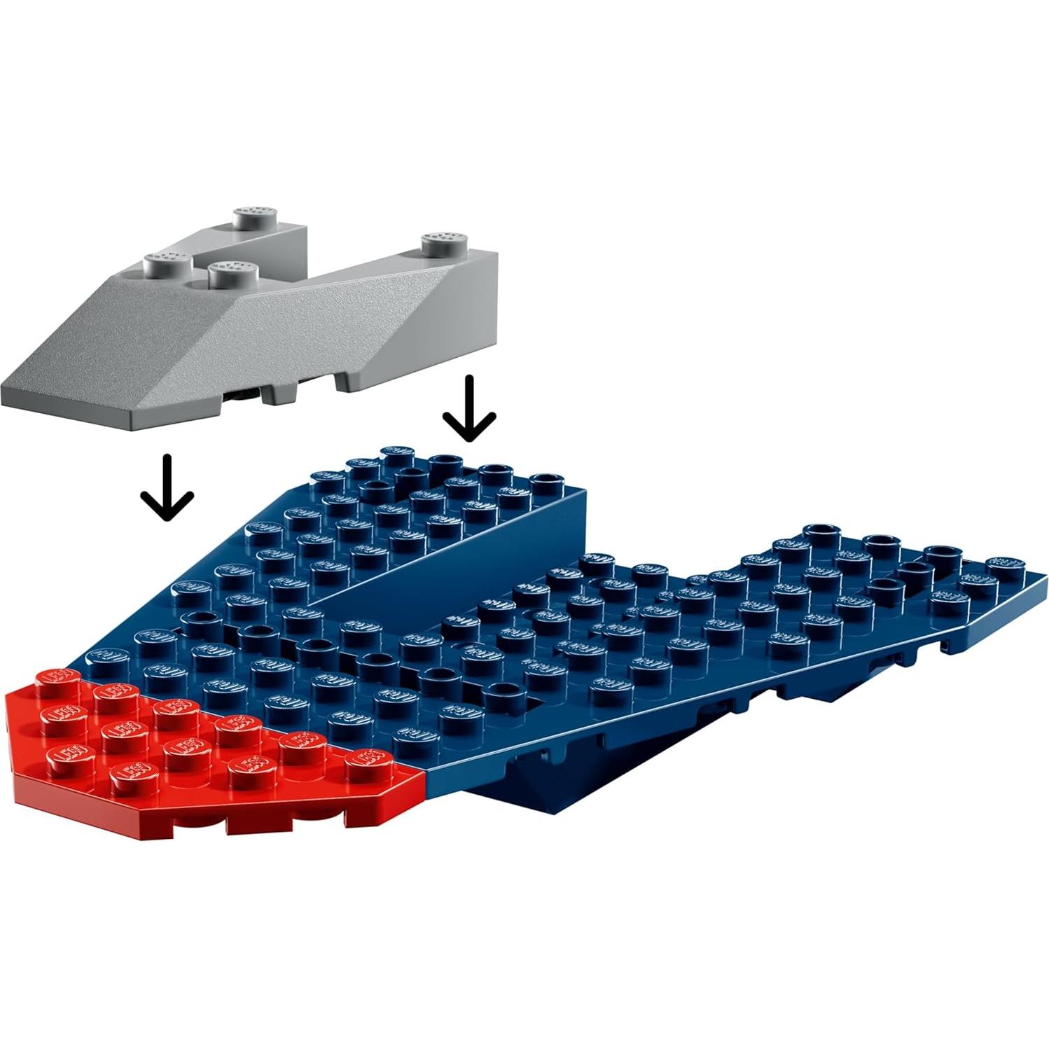 LEGO Marvel Capitán América vs Thanos 76319 - Set de Construcción 107 Piezas