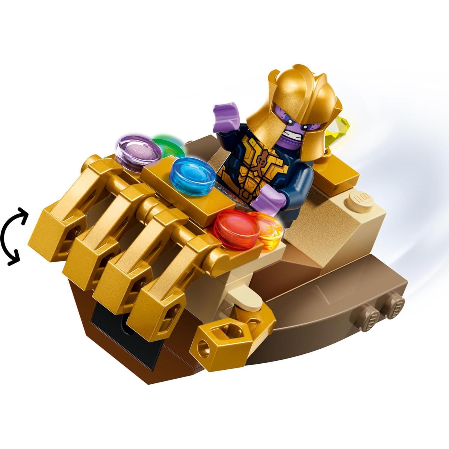 LEGO Marvel Capitán América vs Thanos 76319 - Set de Construcción 107 Piezas