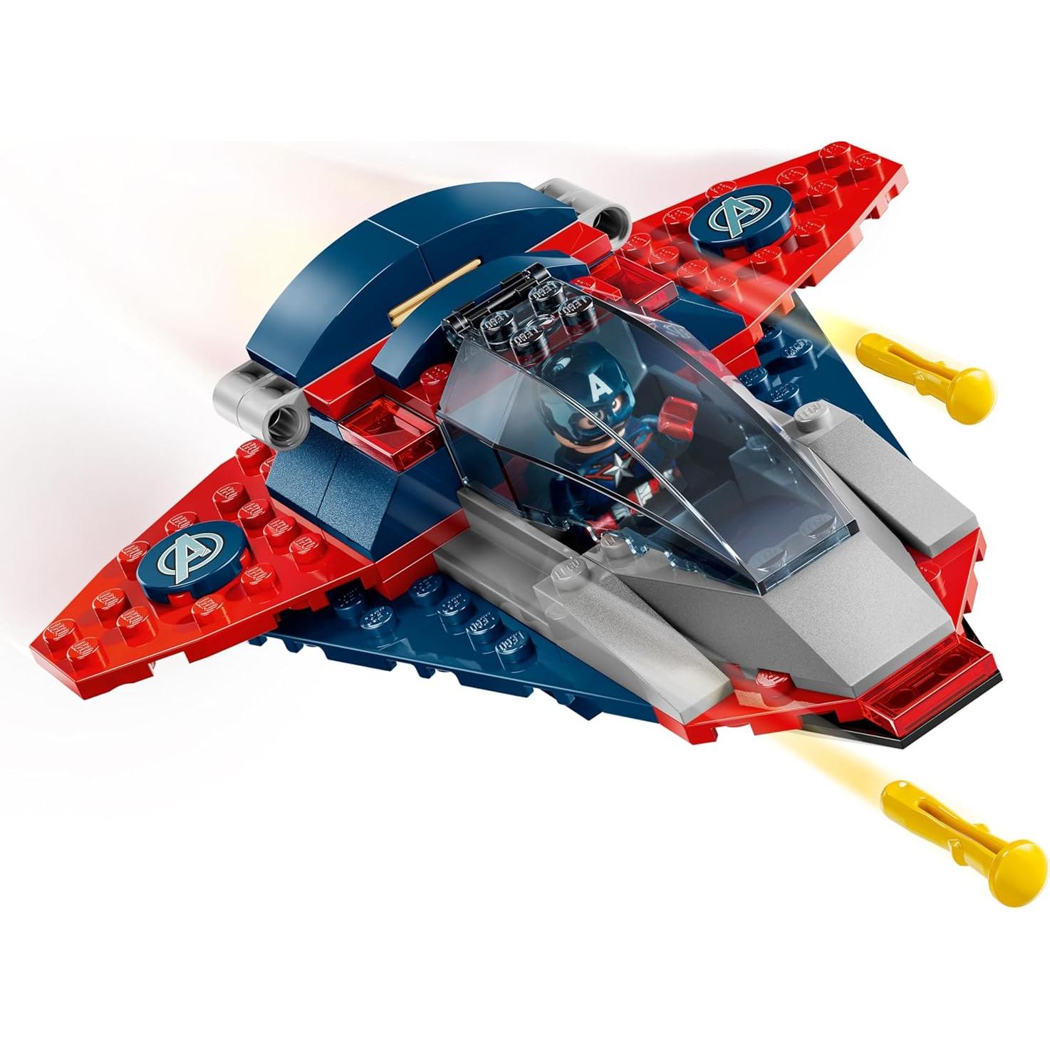 LEGO Marvel Capitán América vs Thanos 76319 - Set de Construcción 107 Piezas