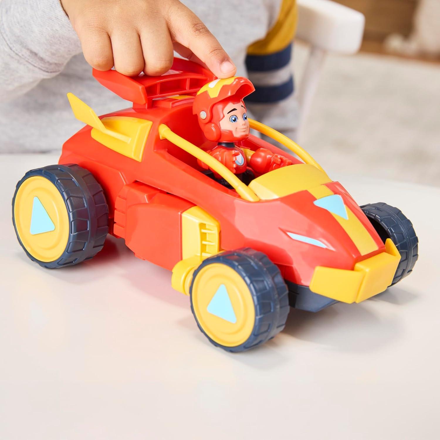 Iron Man 2-en-1 Traje Mecánico y Vehículo Hasbro 7.6 cm