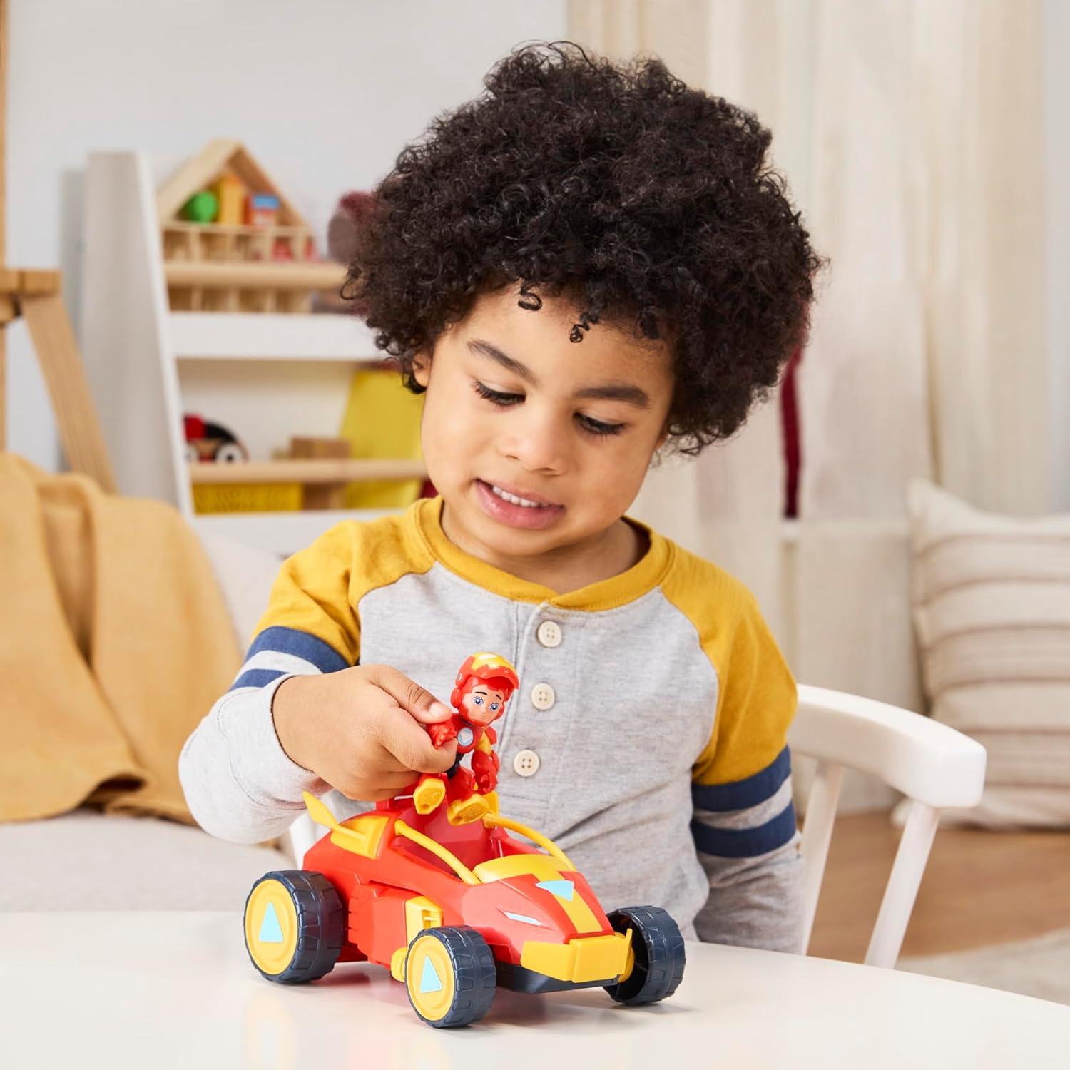 Iron Man 2-en-1 Traje Mecánico y Vehículo Hasbro 7.6 cm