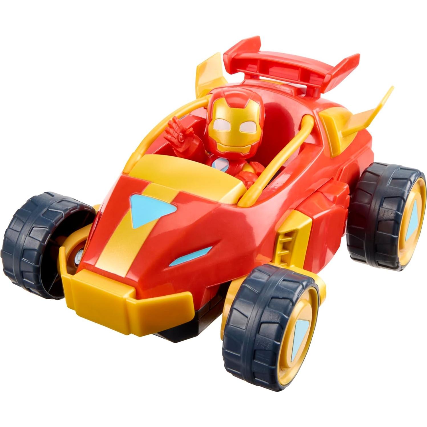 Iron Man 2-en-1 Traje Mecánico y Vehículo Hasbro 7.6 cm