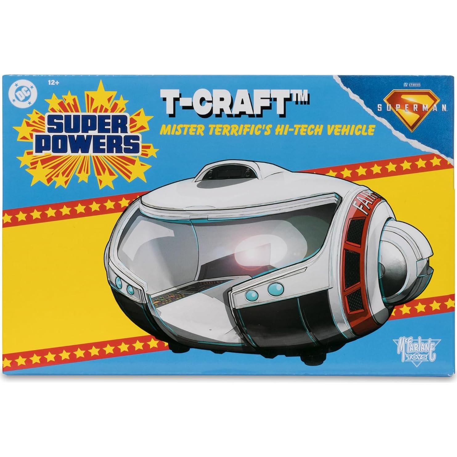 Vehículo T-Craft Mr. Terrific McFarlane Toys - DC Super Powers