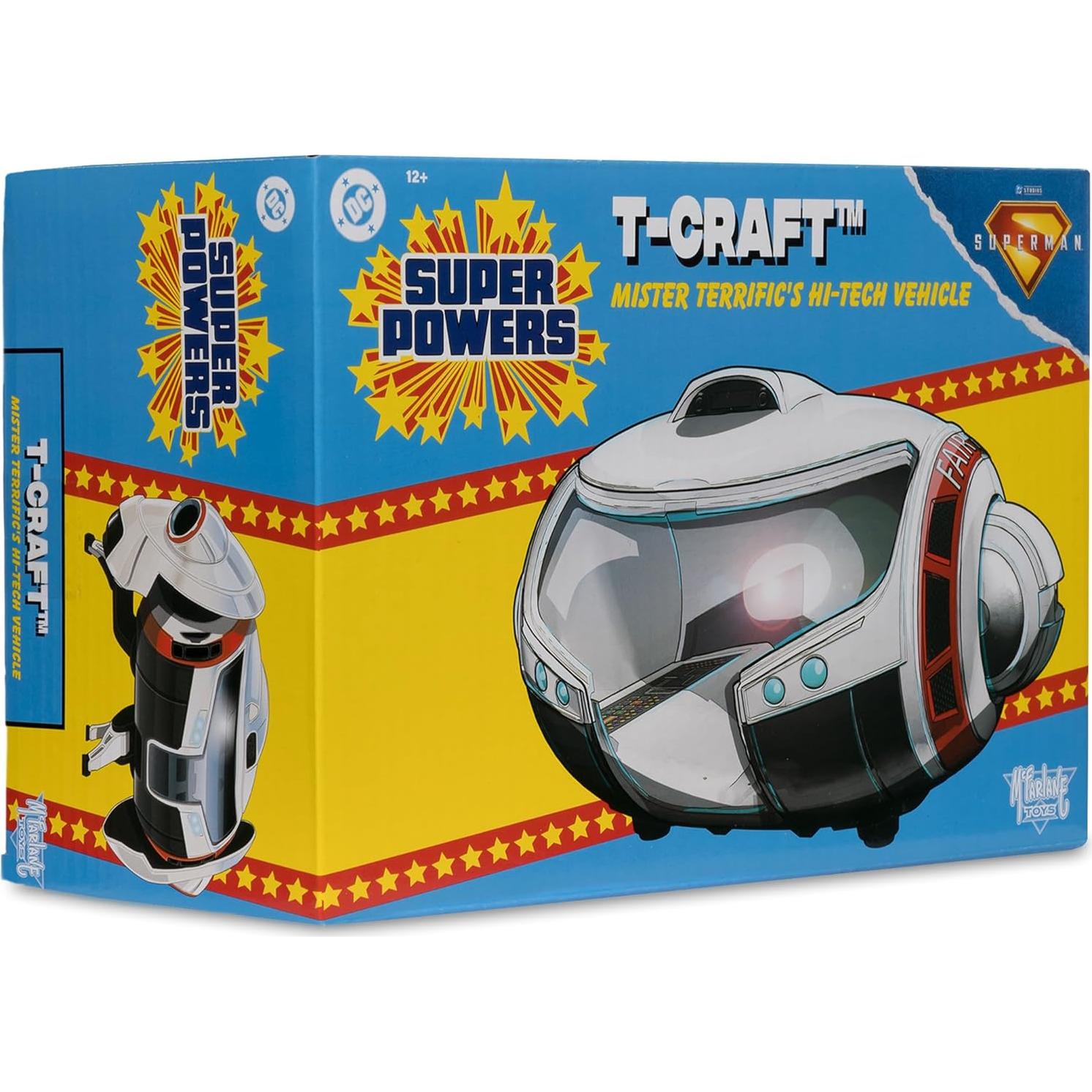 Vehículo T-Craft Mr. Terrific McFarlane Toys - DC Super Powers