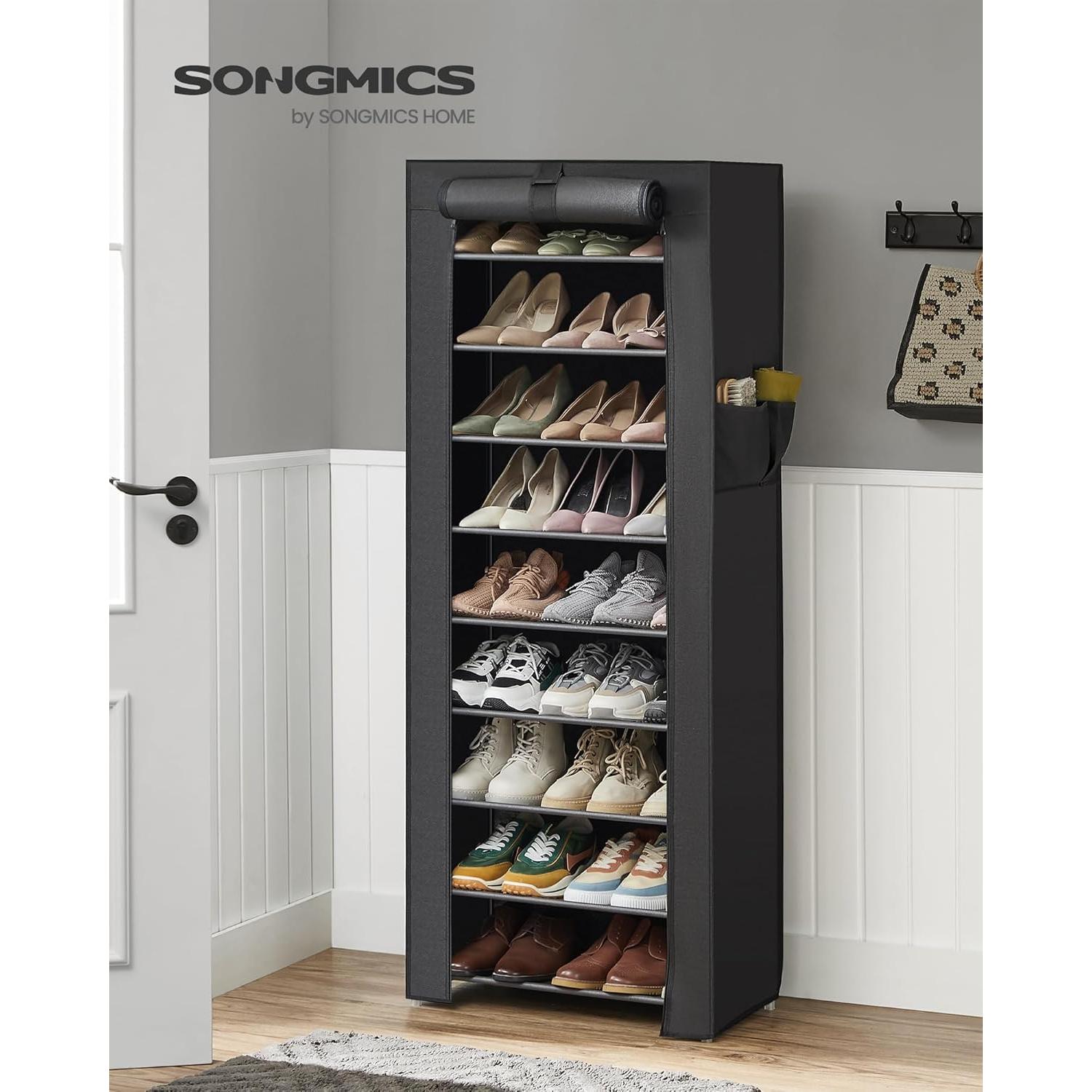 Estante para Zapatos SONGMICS 9 Niveles Negro 27-35 Pares