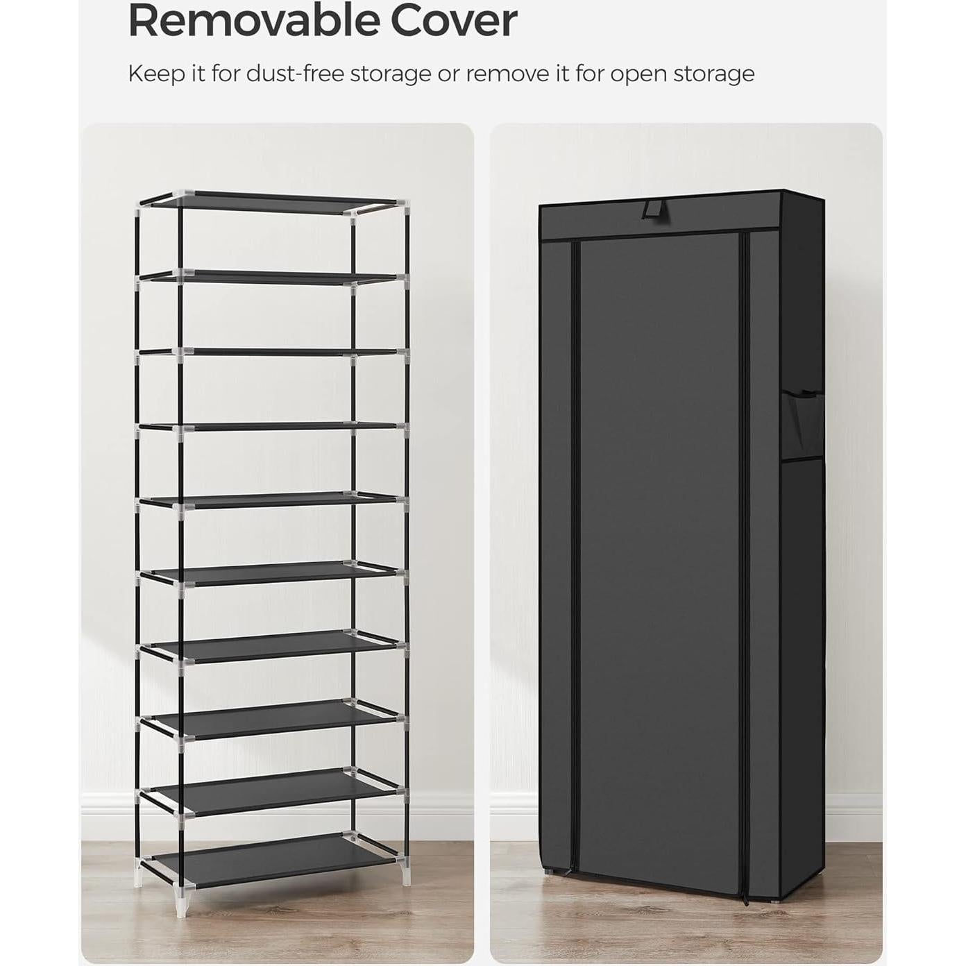 Estante para Zapatos SONGMICS 9 Niveles Negro 27-35 Pares