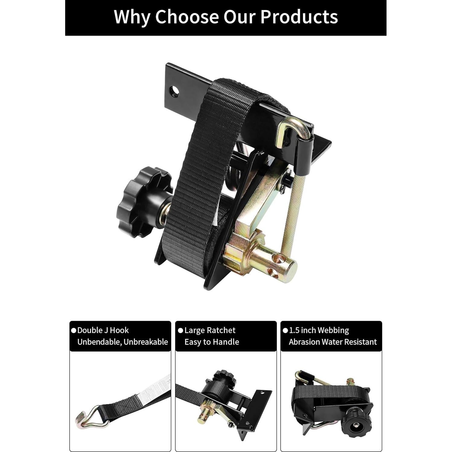 Correas de Amarre Gledewen 1.5" x 2.3m con Gancho en J