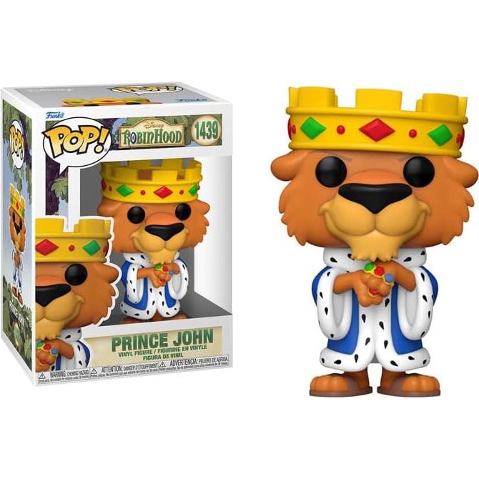 Figura de Vinilo Pop! Funko Príncipe Juan Robin Hood 9.53 cm