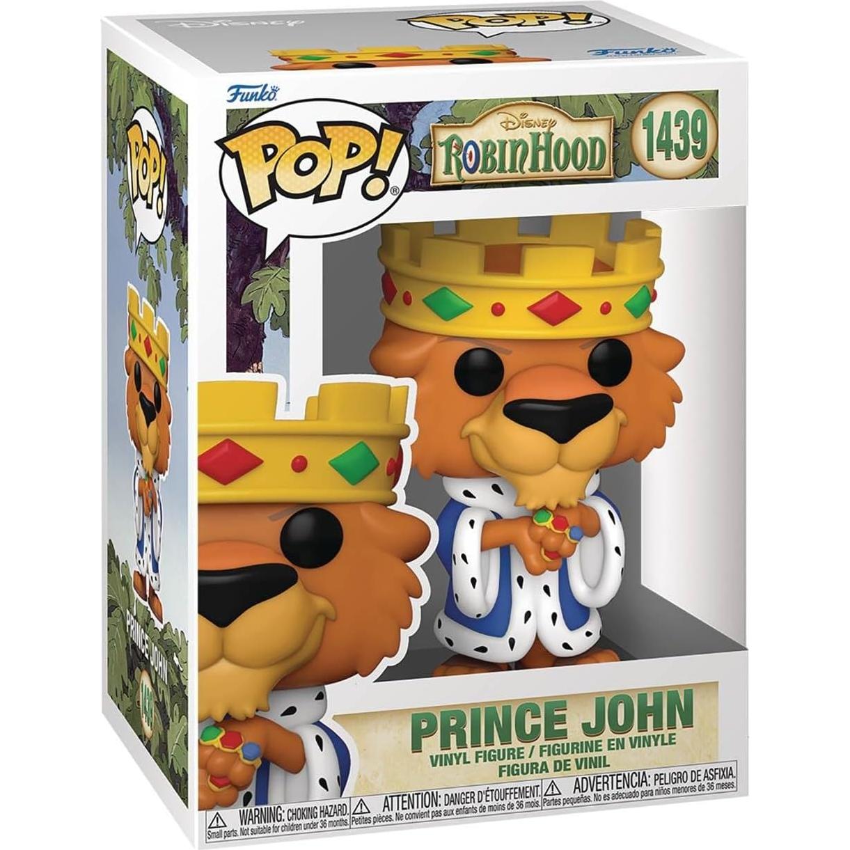Figura de Vinilo Pop! Funko Príncipe Juan Robin Hood 9.53 cm