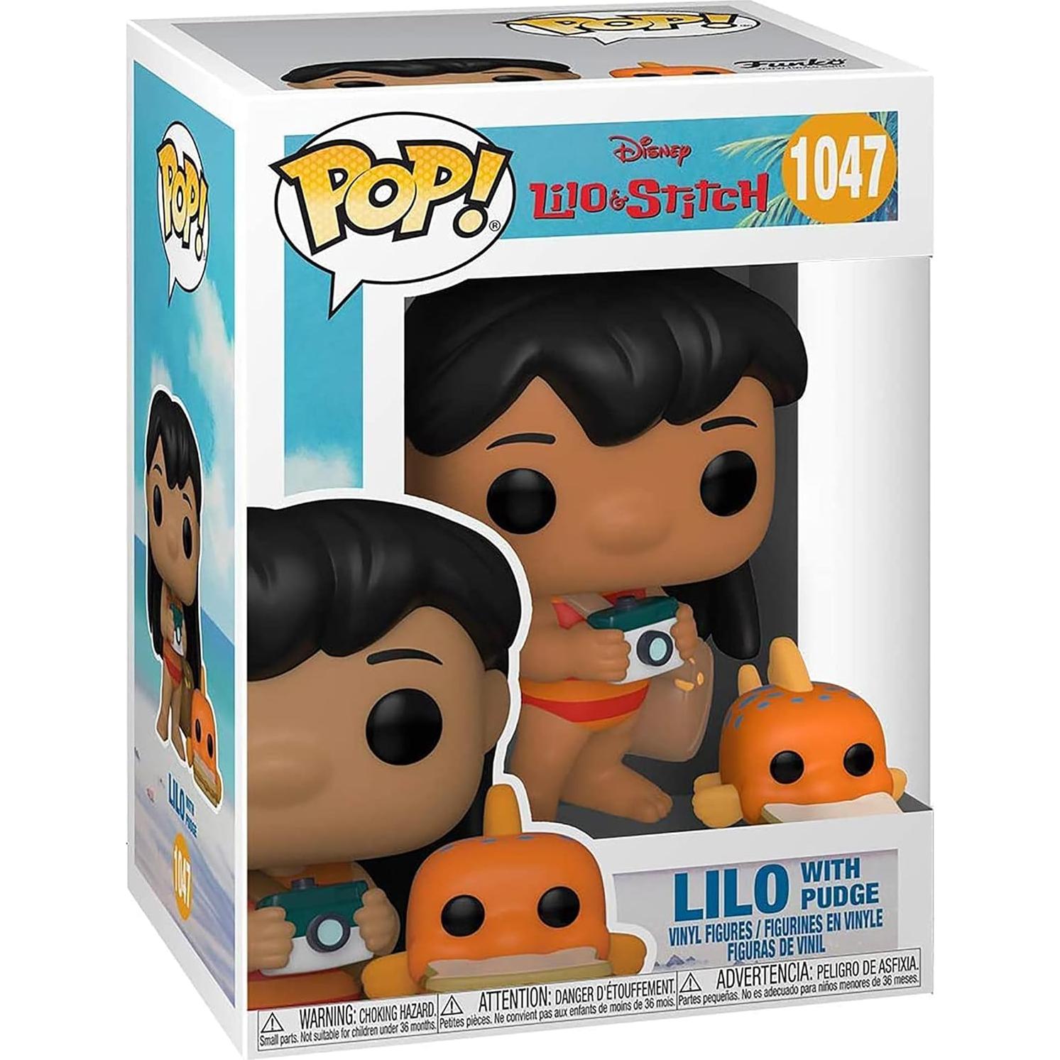Figura de Juguete Funko POP Lilo & Stitch - Lilo con Pudge