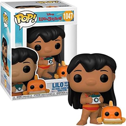 Figura de Juguete Funko POP Lilo & Stitch - Lilo con Pudge