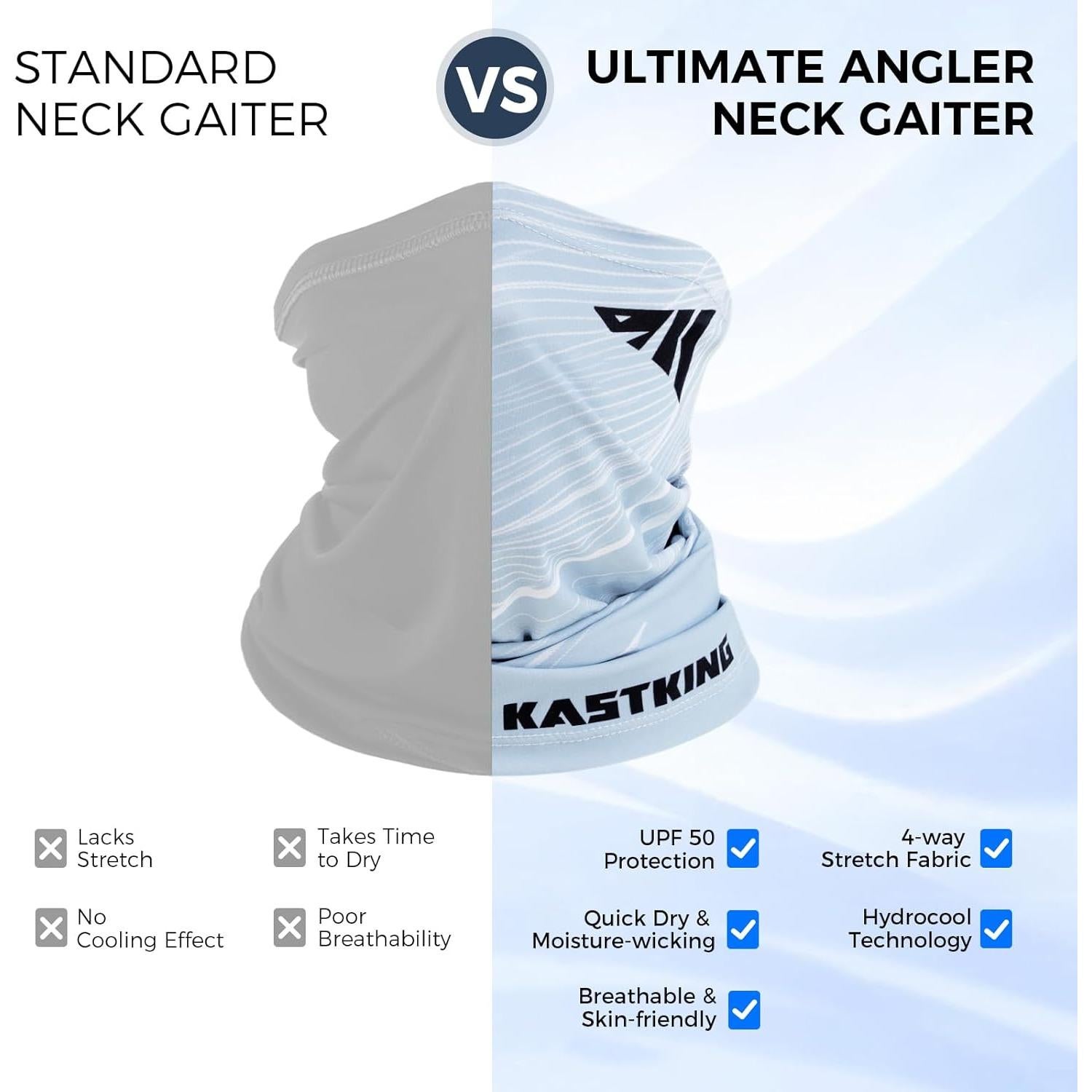 Gaiter de Cuello KastKing Ultimate Angler UPF 50 - Unisex