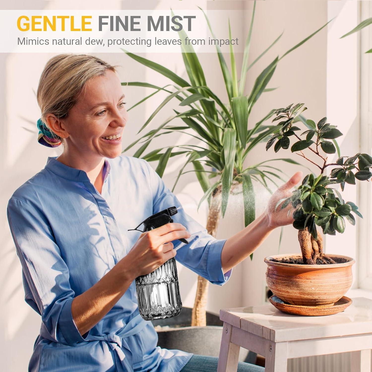 Botella de Spray para Plantas Sincengel 400 ml Vidrio Gris