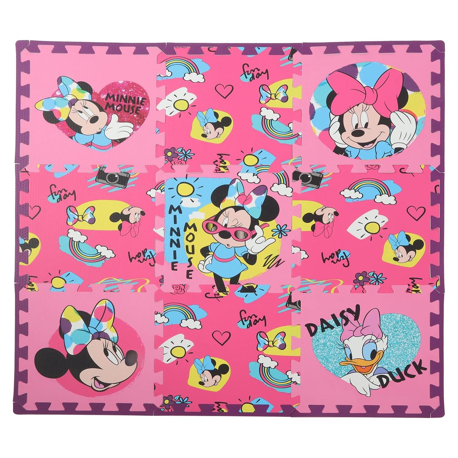 Alfombra de Juego Interconectable Capelli Sport Minnie Mouse 0.84 m²