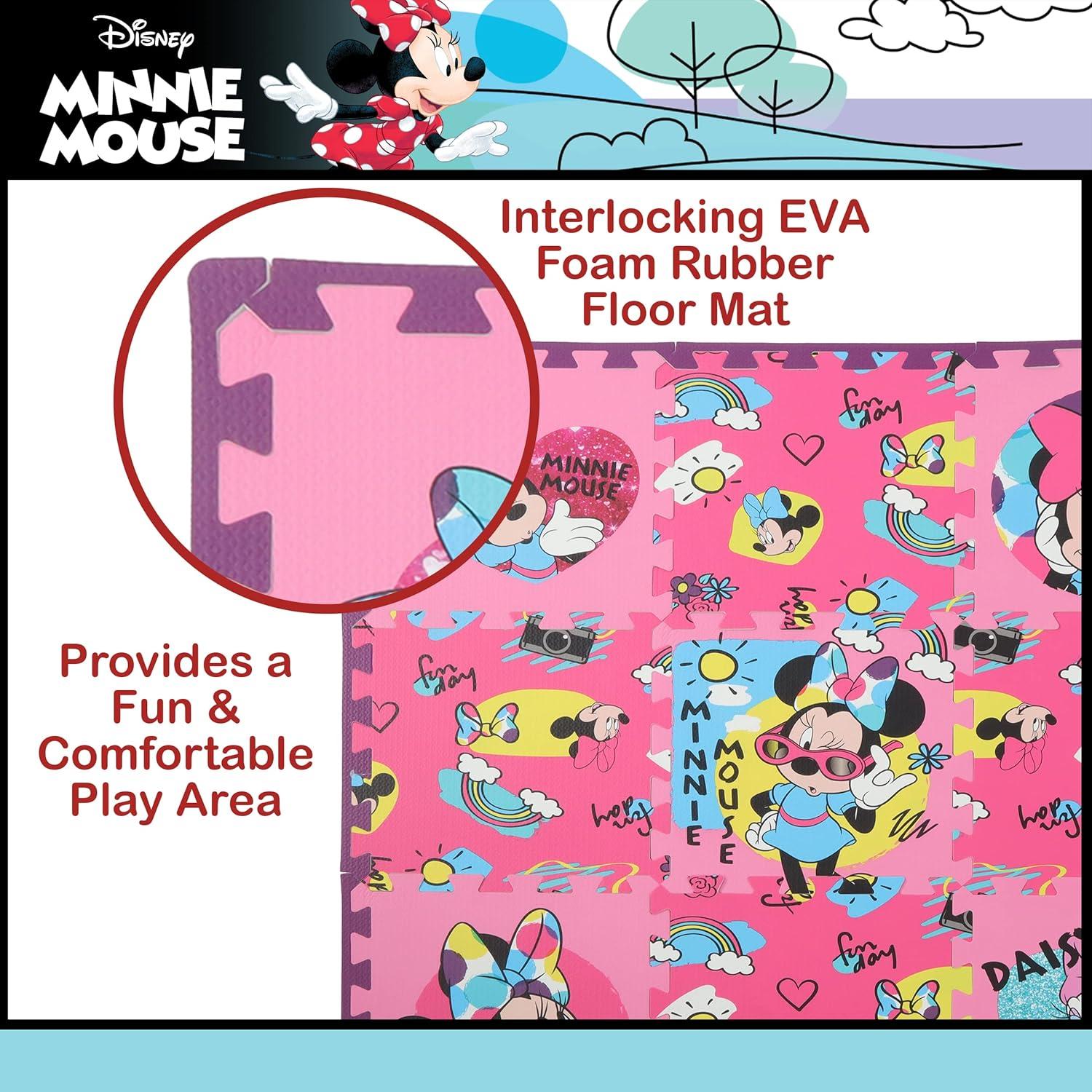 Alfombra de Juego Interconectable Capelli Sport Minnie Mouse 0.84 m²