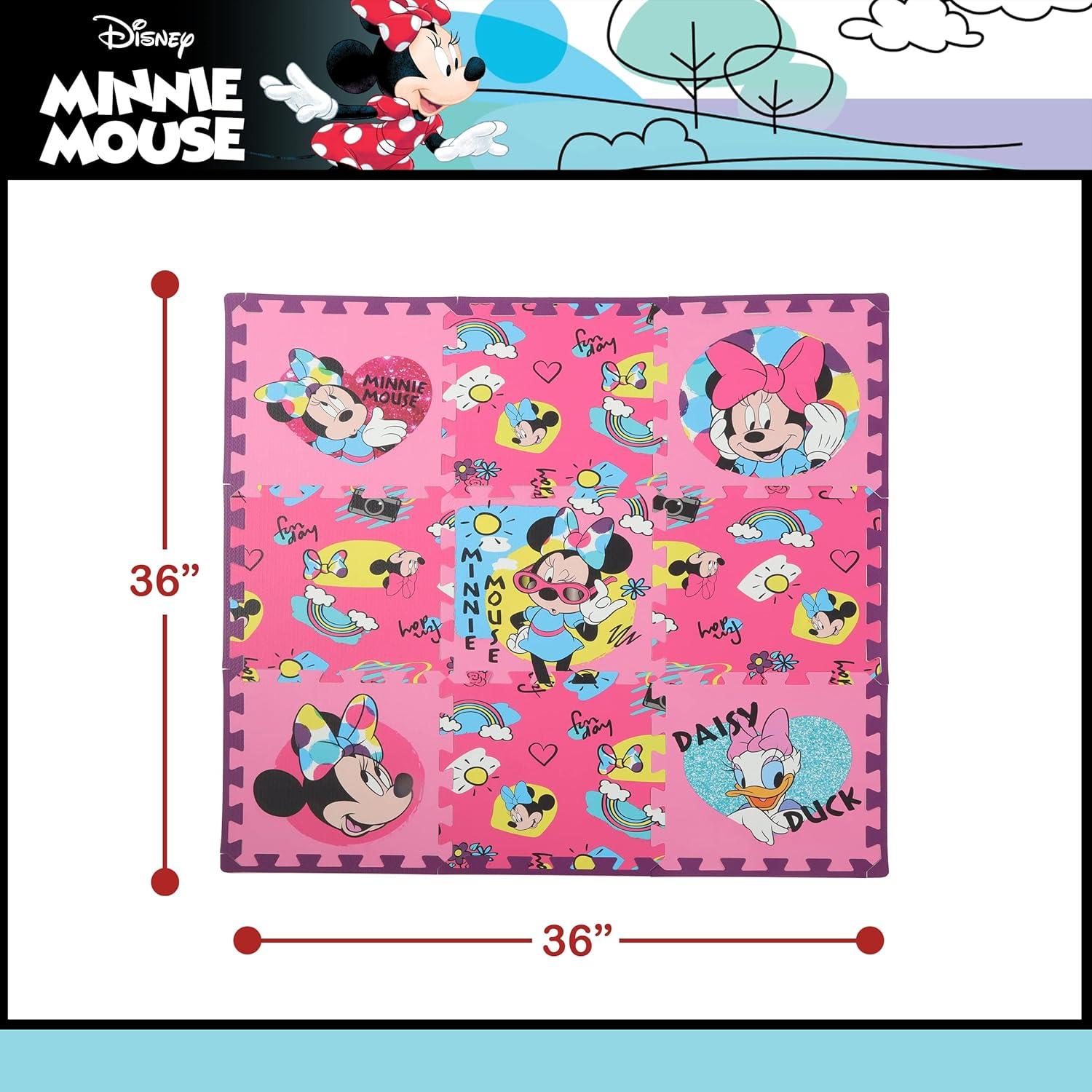 Alfombra de Juego Interconectable Capelli Sport Minnie Mouse 0.84 m²