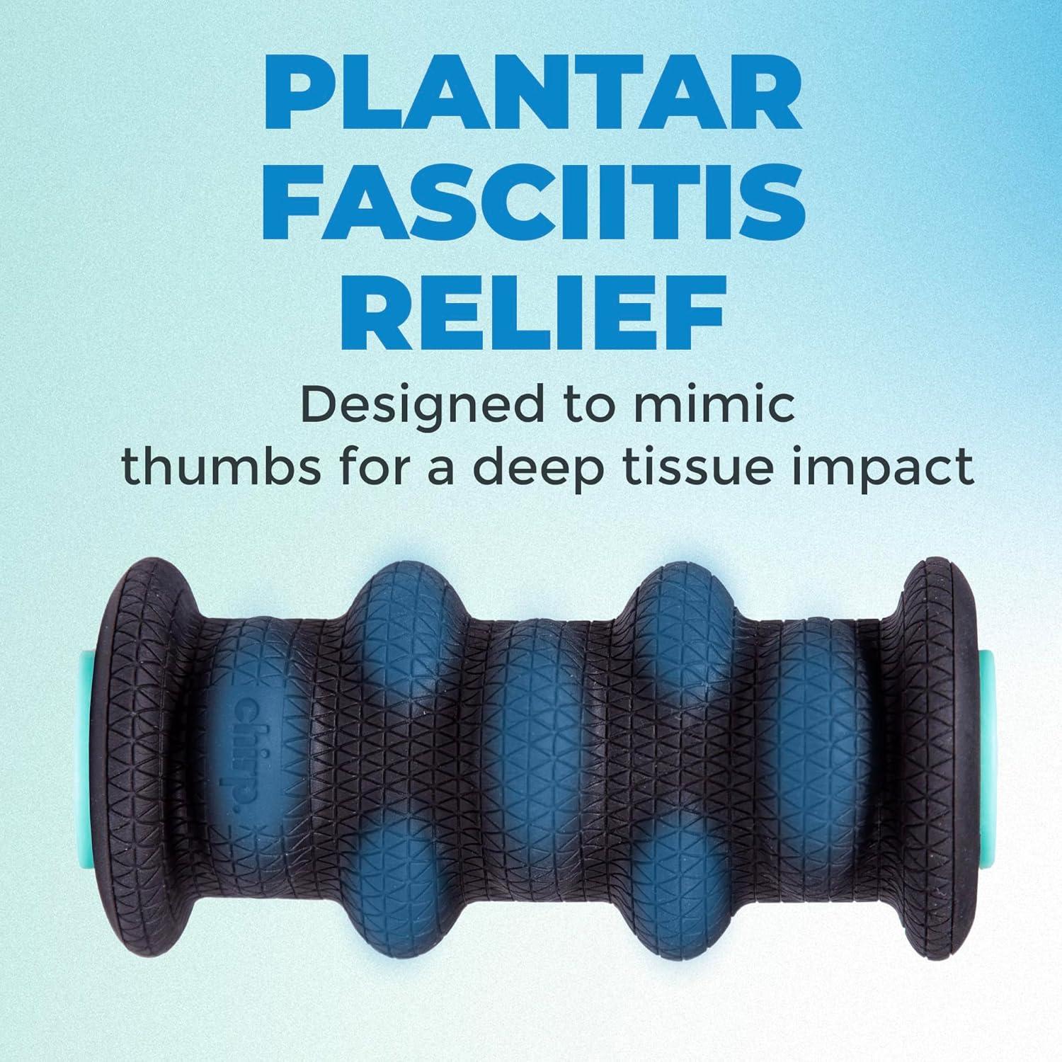 Rodillo de Masaje Chirp Wheel XR 2" (5.08cm) para Pies - Alivio de Fascitis Plantar