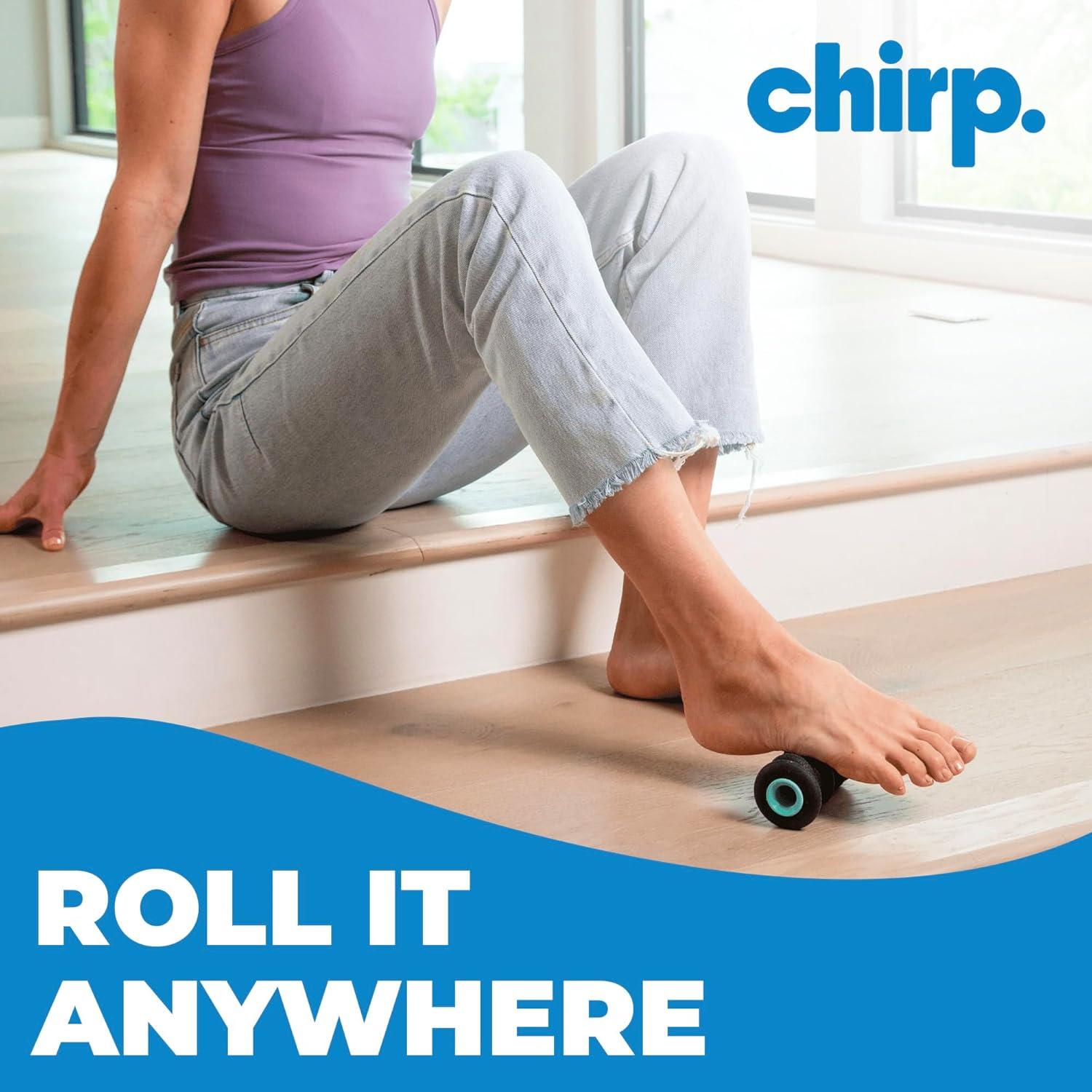 Rodillo de Masaje Chirp Wheel XR 2" (5.08cm) para Pies - Alivio de Fascitis Plantar