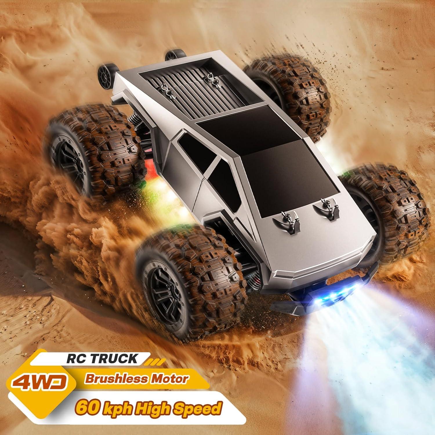 Coche RC Todo Terreno Jelife 1:16 4WD 60KPH con Luces LED