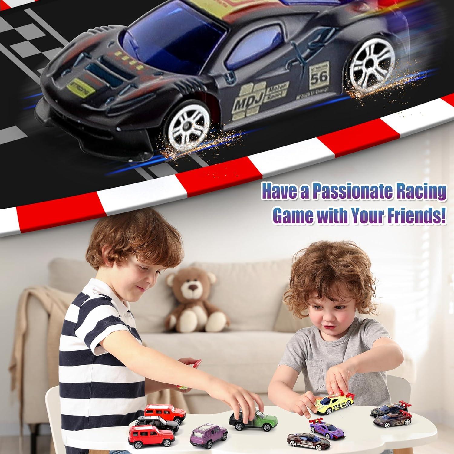 Set de 12 Coches que Cambian de Color Jebiue 1:64 para Niños