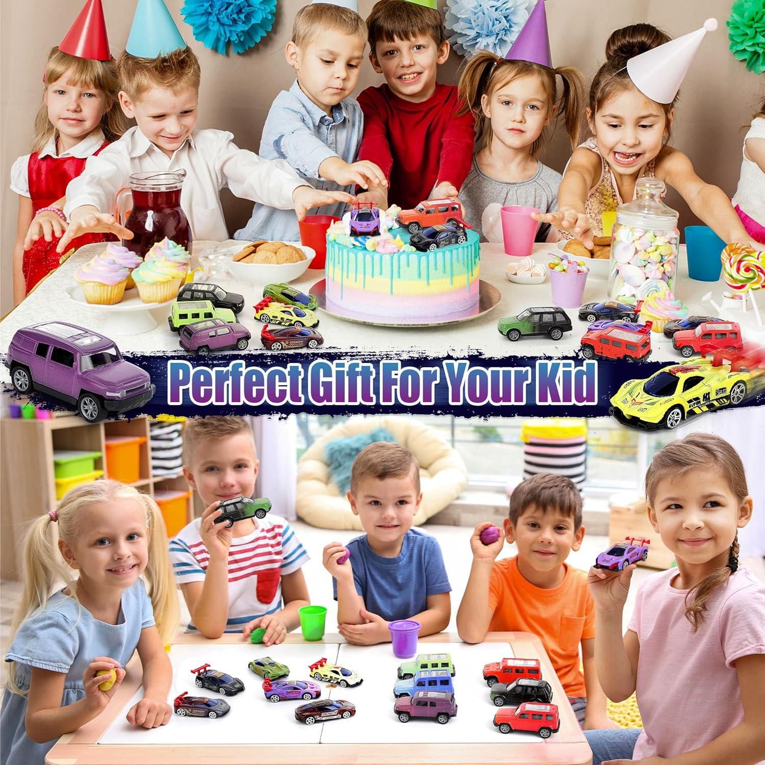 Set de 12 Coches que Cambian de Color Jebiue 1:64 para Niños