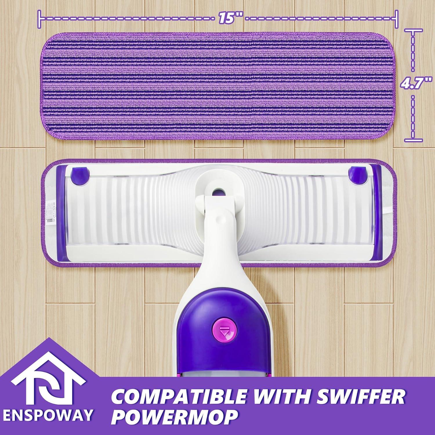 Recargas de Mopa Reutilizables Swiffer Power Mop 4 Paños Microfibra 38 cm