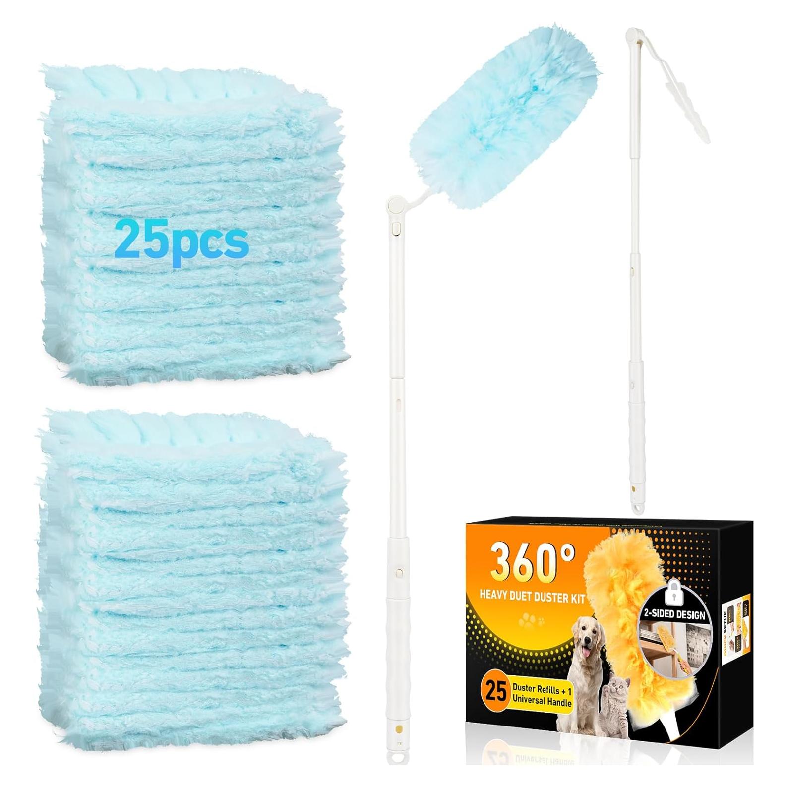 Kit de Recargas Rokkibom para Duster 360° - 25 Paquetes y Mango