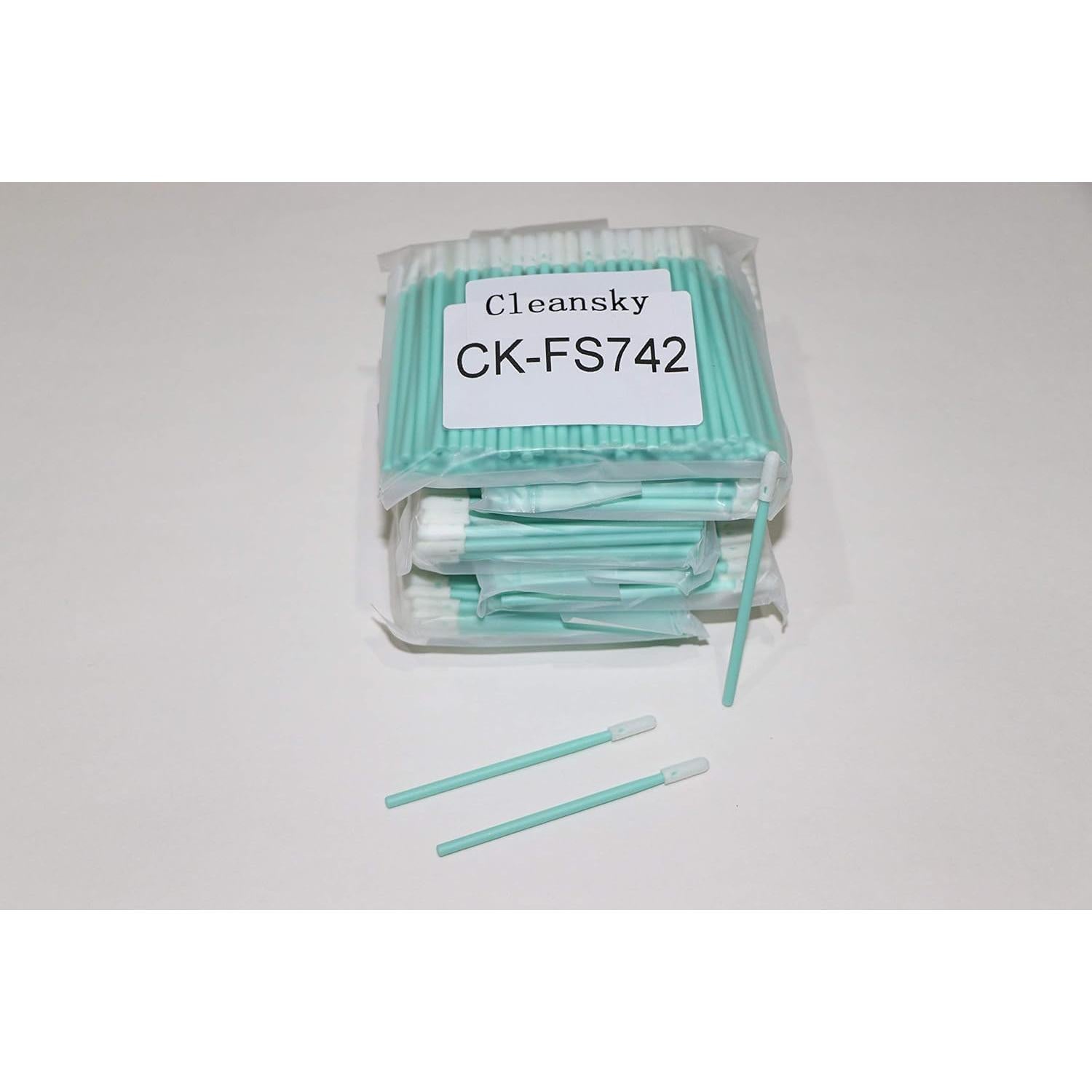 500 Bastones de Limpieza CK-FS742 con Cabeza de Espuma 6.98 cm